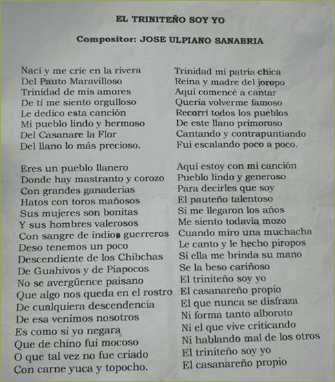 José Ulpiano Sanabria - El triniteño soy yo